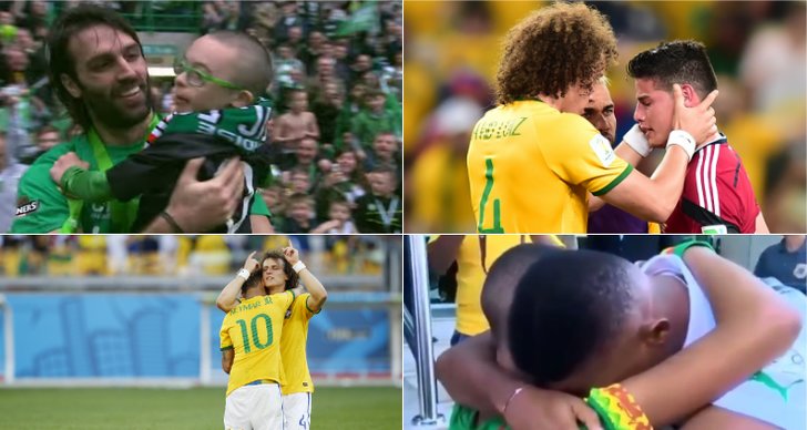 Brasilien, David Luiz, James Rodriguez, Georgios Samaras, Neymar, Fotbolls-VM, Samuel Etoo, Jay Beatty, Grekland